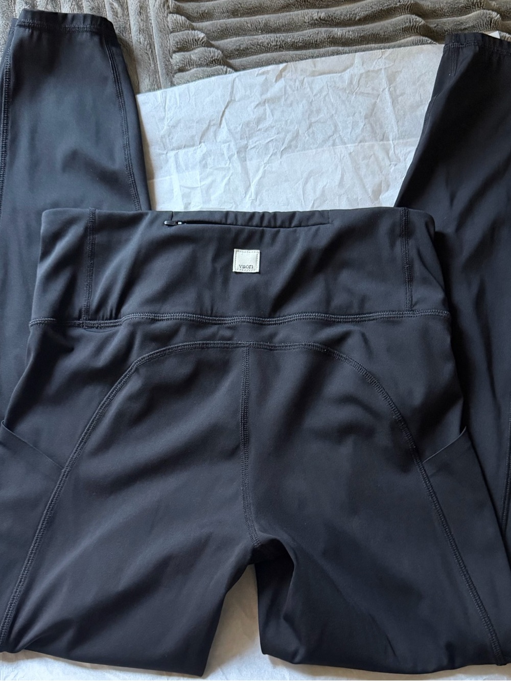 Vuiori Black High-Waist Sculpting Leggings